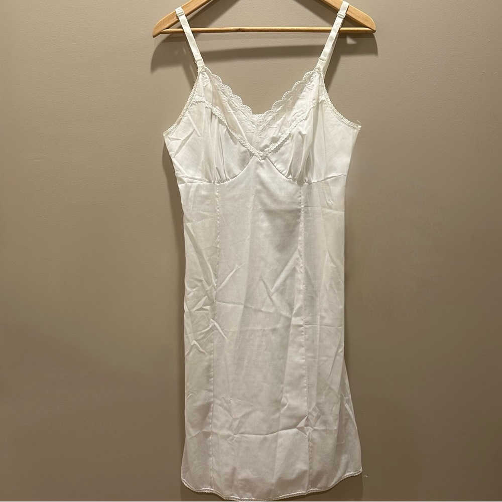 Vintage White Slip Dress